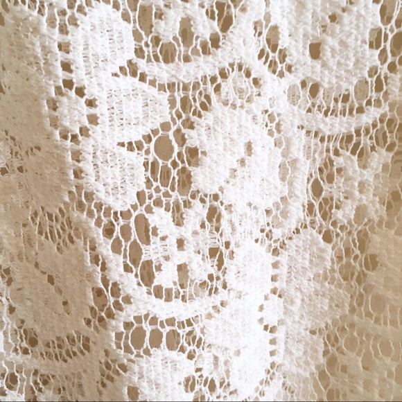 Betsey Johnson Lace Dress Swim Cover Collar XS-S - Picture 2 of 6